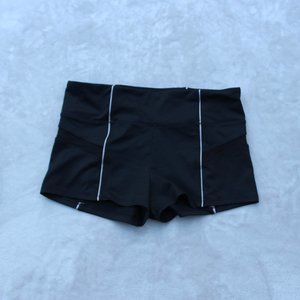 forever 21 black spandex work out shorts